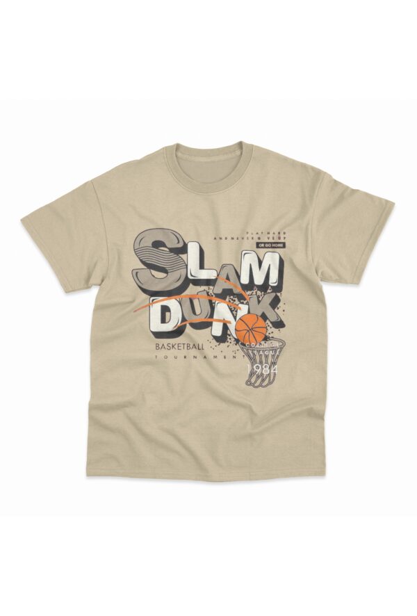 Slam dunk basket ball T shirt
